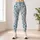 Turquoise Floral Medallions for Yoga, Pilates and Everyday City Style Leggings - 4