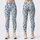 Turquoise Floral Medallions for Yoga, Pilates and Everyday City Style Leggings - 3