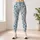 Turquoise Floral Medallions for Yoga, Pilates and Everyday City Style Leggings - 6