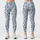 Turquoise Floral Medallions for Yoga, Pilates and Everyday City Style Leggings - 1