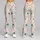 Cream Teal And Rose Ditsy Florals For Yoga, Pilates And Everyday Casual Wear For Women Leggings - 9