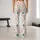 Cream Teal And Rose Ditsy Florals For Yoga, Pilates And Everyday Casual Wear For Women Leggings - 10