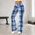 Ink Blue Plaid Checks for Yoga, Pilates, Commuting, and Everyday Wear Leggings - 10