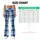 Ink Blue Plaid Checks for Yoga, Pilates, Commuting, and Everyday Wear Leggings - 7