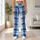 Ink Blue Plaid Checks for Yoga, Pilates, Commuting, and Everyday Wear Leggings - 11