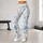 Blue Daisy Wildflowers for Yoga, Pilates, and Fresh Everyday Spring Style Leggings - 10