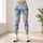 Blue Fan Blooms for Yoga, Pilates and Everyday Errands Leggings - 4