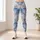 Blue Fan Blooms for Yoga, Pilates and Everyday Errands Leggings - 6