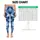 Blue And White Camouflage For Yoga, Pilates And Everyday Activewear Leggings - 1