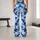 Blue And White Camouflage For Yoga, Pilates And Everyday Activewear Leggings - 10