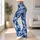 Blue And White Camouflage For Yoga, Pilates And Everyday Activewear Leggings - 12
