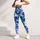 Blue And White Camouflage For Yoga, Pilates And Everyday Activewear Leggings - 5