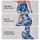 Blue And White Camouflage For Yoga, Pilates And Everyday Activewear Leggings - 8