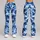 Blue And White Camouflage For Yoga, Pilates And Everyday Activewear Leggings - 9