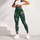 Emerald Peacock Feathers for Yoga, Pilates, and Everyday Chic Women Leggings - 5
