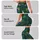 Emerald Peacock Feathers for Yoga, Pilates, and Everyday Chic Women Leggings - 2