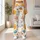 Cute Space Suns, Planets And UFOs For Yoga, Pilates, Travel And Everyday Cosmic Style Leggings - 11
