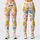 Cute Space Suns, Planets And UFOs For Yoga, Pilates, Travel And Everyday Cosmic Style Leggings - 3