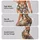 Cute Cat Faces in Warm Neutrals for Yoga, Pilates and Everyday Casual Weekend Style Leggings - 2