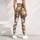 Cute Cat Faces in Warm Neutrals for Yoga, Pilates and Everyday Casual Weekend Style Leggings - 6