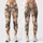 Cute Cat Faces in Warm Neutrals for Yoga, Pilates and Everyday Casual Weekend Style Leggings - 1