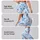 Sky Blue Balance Medallions for Yoga, Pilates, and Everyday Activewear Leggings - 2