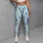 Sky Blue Balance Medallions for Yoga, Pilates, and Everyday Activewear Leggings - 4