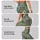 Sage Green Paisley Motifs for Yoga, Pilates, and Everyday Bohemian Lifestyle Wear Leggings - 2