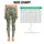 Sage Green Paisley Motifs for Yoga, Pilates, and Everyday Bohemian Lifestyle Wear Leggings - 3
