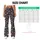 Blush Pink Hearts on Charcoal for Yoga, Pilates and Everyday Outings Leggings - 7
