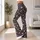 Blush Pink Hearts on Charcoal for Yoga, Pilates and Everyday Outings Leggings - 12