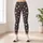 Blush Pink Hearts on Charcoal for Yoga, Pilates and Everyday Outings Leggings - 4