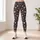 Blush Pink Hearts on Charcoal for Yoga, Pilates and Everyday Outings Leggings - 6