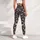 Blush Pink Hearts on Charcoal for Yoga, Pilates and Everyday Outings Leggings - 4