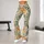 Sage Leaf and Lion Motifs for Yoga, Pilates, and Everyday Outings Leggings - 10