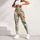 Sage Leaf and Lion Motifs for Yoga, Pilates, and Everyday Outings Leggings - 5