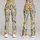 Sage Leaf and Lion Motifs for Yoga, Pilates, and Everyday Outings Leggings - 9