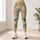 Sage Leaf and Lion Motifs for Yoga, Pilates, and Everyday Outings Leggings - 6