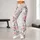 Blush Rose Sprigs and Ribbon Bows for Yoga, Pilates and Everyday Wear Leggings - 11