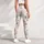 Blush Rose Sprigs and Ribbon Bows for Yoga, Pilates and Everyday Wear Leggings - 6
