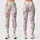 Blush Rose Sprigs and Ribbon Bows for Yoga, Pilates and Everyday Wear Leggings - 3