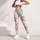 Blush Rose Sprigs and Ribbon Bows for Yoga, Pilates and Everyday Wear Leggings - 5