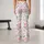 Blush Rose Sprigs and Ribbon Bows for Yoga, Pilates and Everyday Wear Leggings - 10