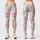 Blush Rose Sprigs and Ribbon Bows for Yoga, Pilates and Everyday Wear Leggings - 1
