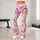 Pink Butterfly And Daisy Motifs For Yoga Pilates And Everyday Spring Style Leggings - 10