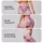 Pink Butterfly And Daisy Motifs For Yoga Pilates And Everyday Spring Style Leggings - 2