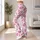 Dusty Rose Lipstick Kiss Motifs for Yoga, Pilates, Studio Days and Everyday Wear Leggings - 12