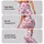 Dusty Rose Lipstick Kiss Motifs for Yoga, Pilates, Studio Days and Everyday Wear Leggings - 8