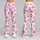 Dusty Rose Lipstick Kiss Motifs for Yoga, Pilates, Studio Days and Everyday Wear Leggings - 9
