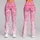 Soft Pink Paw Prints and Hearts for Yoga, Running, and Everyday Activewear Style Leggings - 9